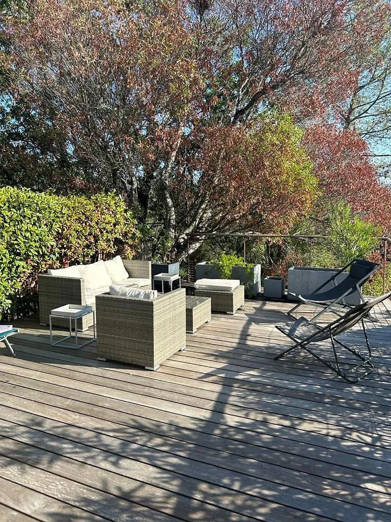 Les Restanques Maison Des Chenes Vue Mer 6 Personnes 格里莫 别墅